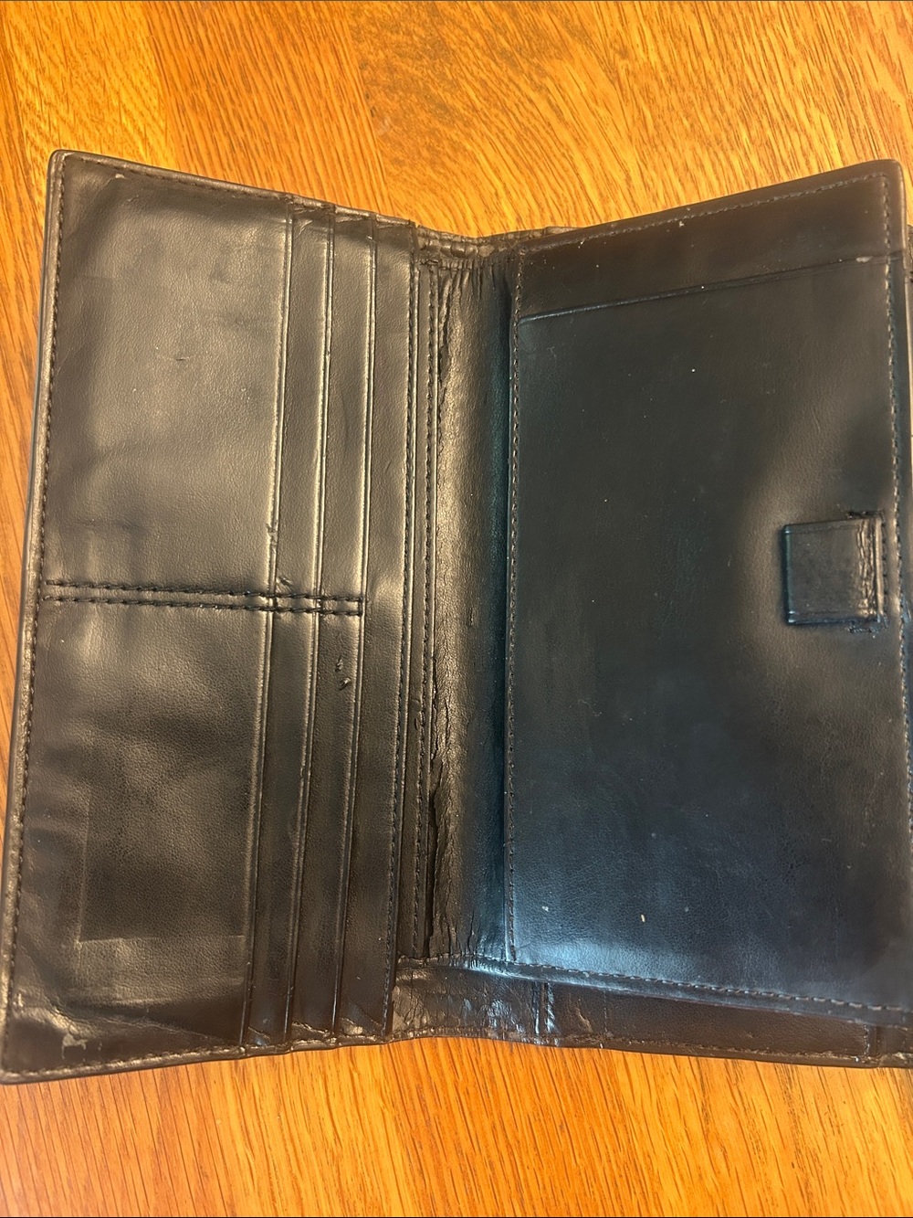 Coach Black Pebbled Leather Turnlock Wallet - Picture 4 of 7